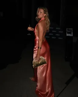 Arcina Ori Gaia Maxi Dress in Papaya Size XS / AU 6 for rent on The Volte - image 4