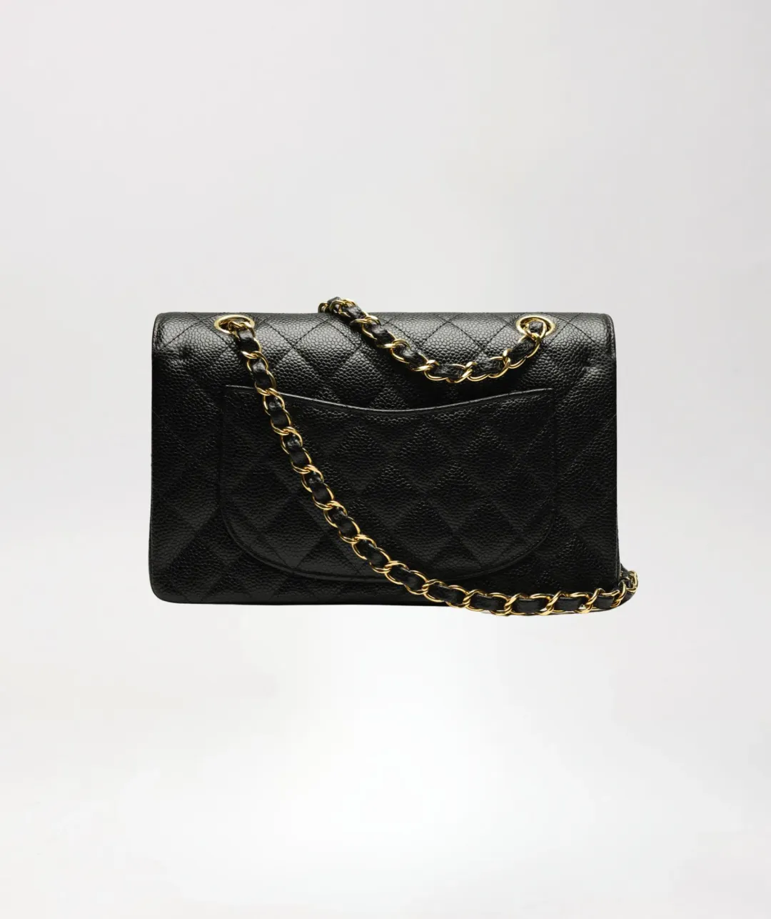 Chanel Classic Black Small Flap Handbag for rent on The Volte - main image