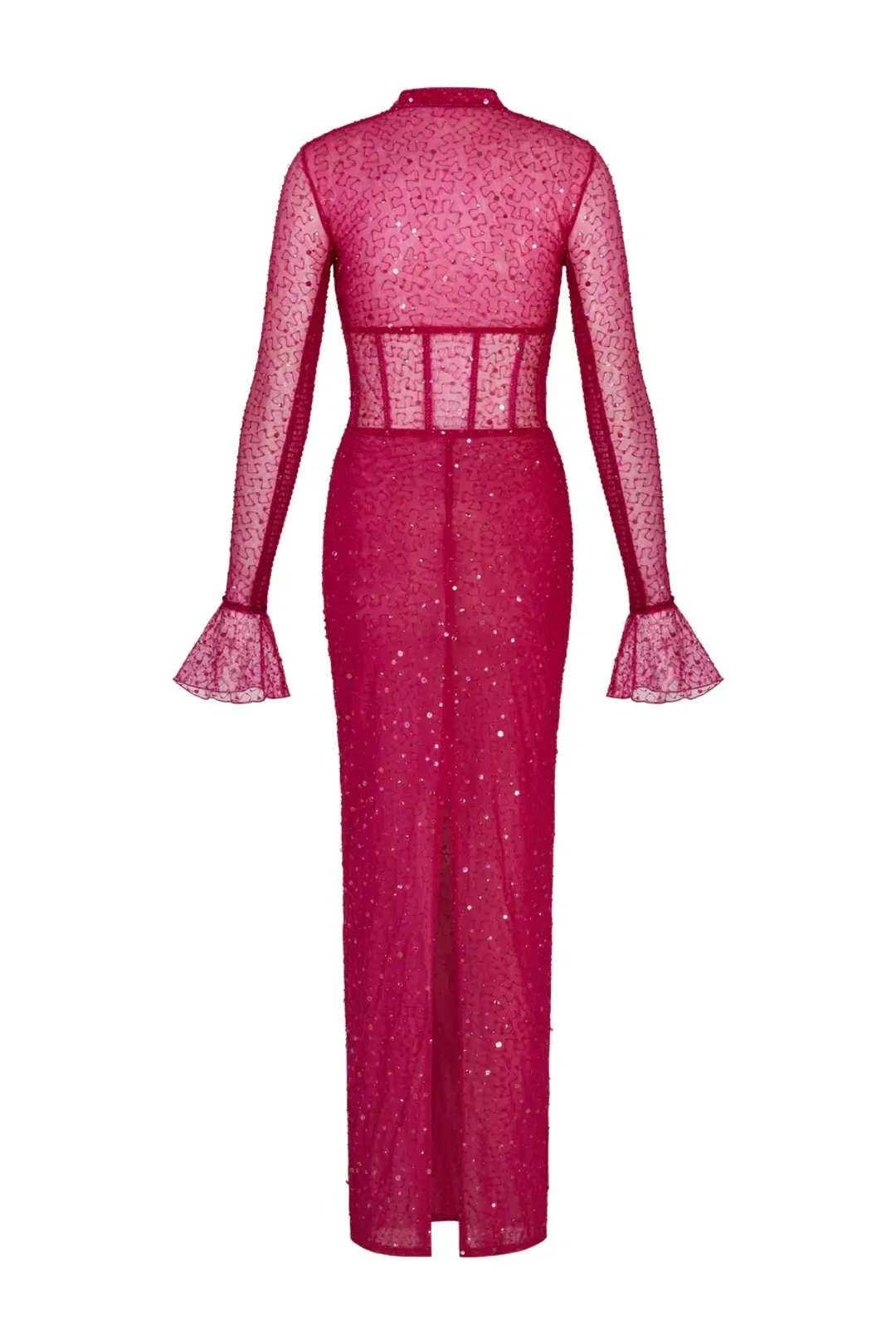 Dyspnea Vampress Midi Dress Pink Size 10 for rent on The Volte - main image