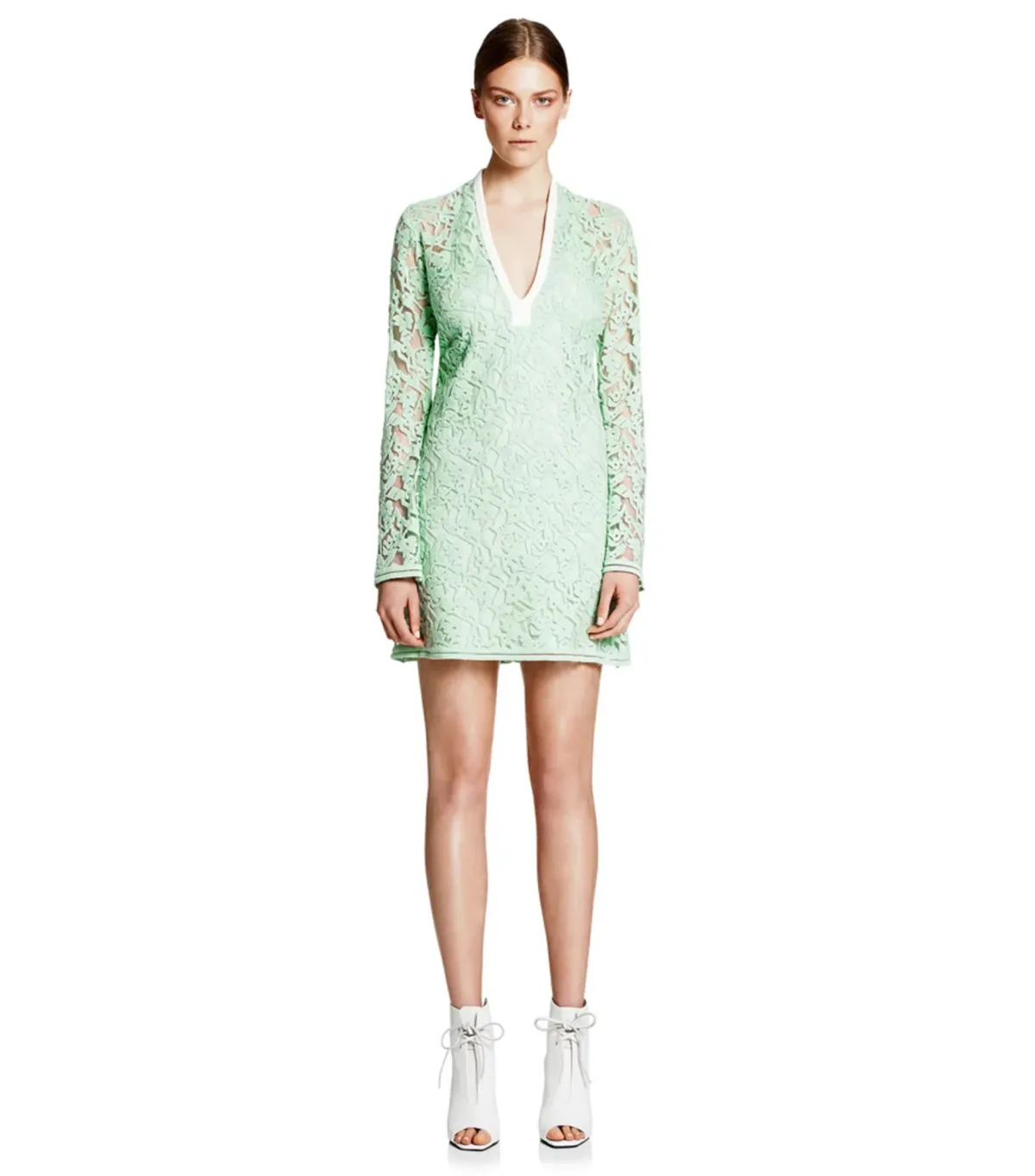 Manning Cartell Rennaisance Mini Dress Ice Green Size AU 6  for rent on The Volte - main image