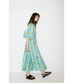 Alemais Lou Twist Front Shirt Dress Multi Size M / AU 10 for rent on The Volte - image 2