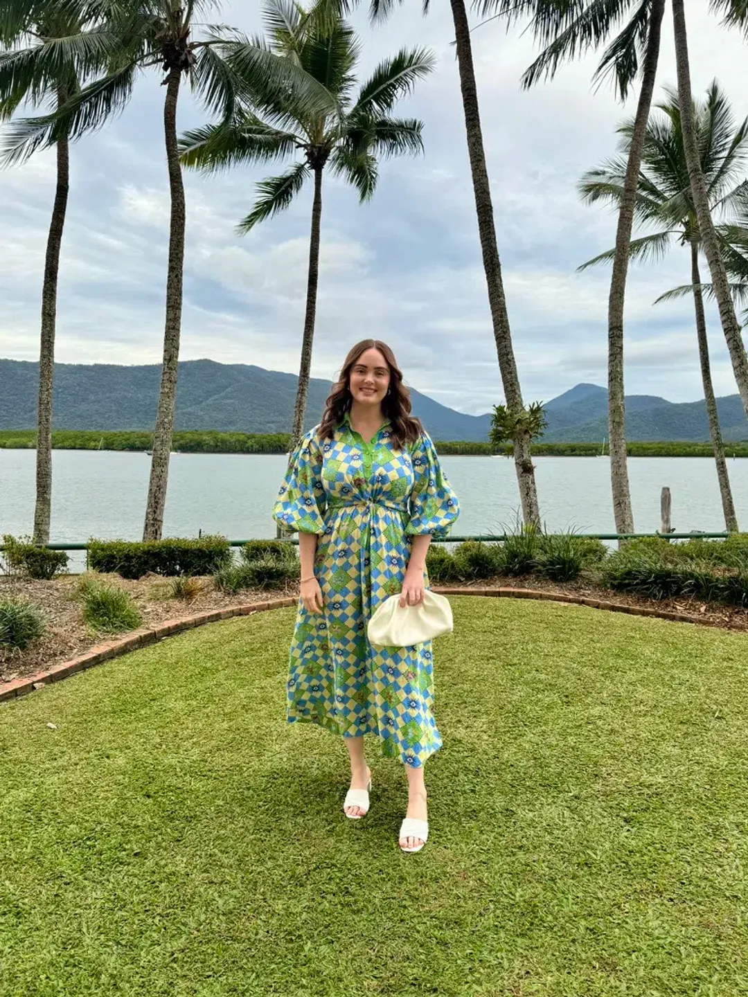 Alemais Lou Twist Front Shirt Dress Multi Size M / AU 10 for rent on The Volte - main image