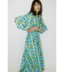 Alemais Lou Twist Front Shirt Dress Multi Size M / AU 10 for rent on The Volte - image 3