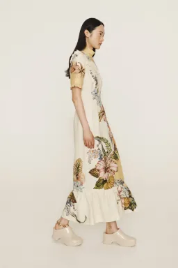 Alemais Oleander Midi Dress Print Size AU 10 for rent on The Volte - image 2