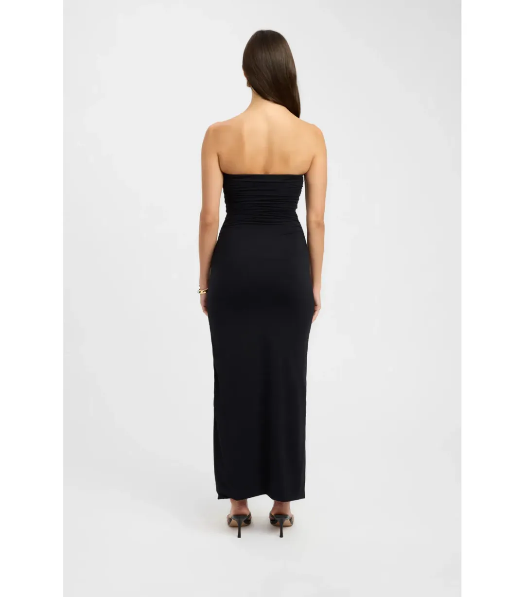 Kookai Tayla Trim Maxi Dress Black Size AU 6 for rent on The Volte - main image