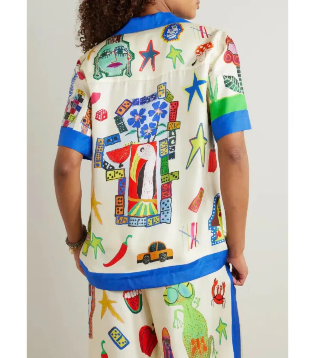 Alemais Rollers Shirt And Pants Set Print Size AU 10 for rent on The Volte - main image