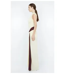 Bec & Bridge Greta Twist Maxi Dress in Butter Size AU 6 for rent on The Volte - image 2
