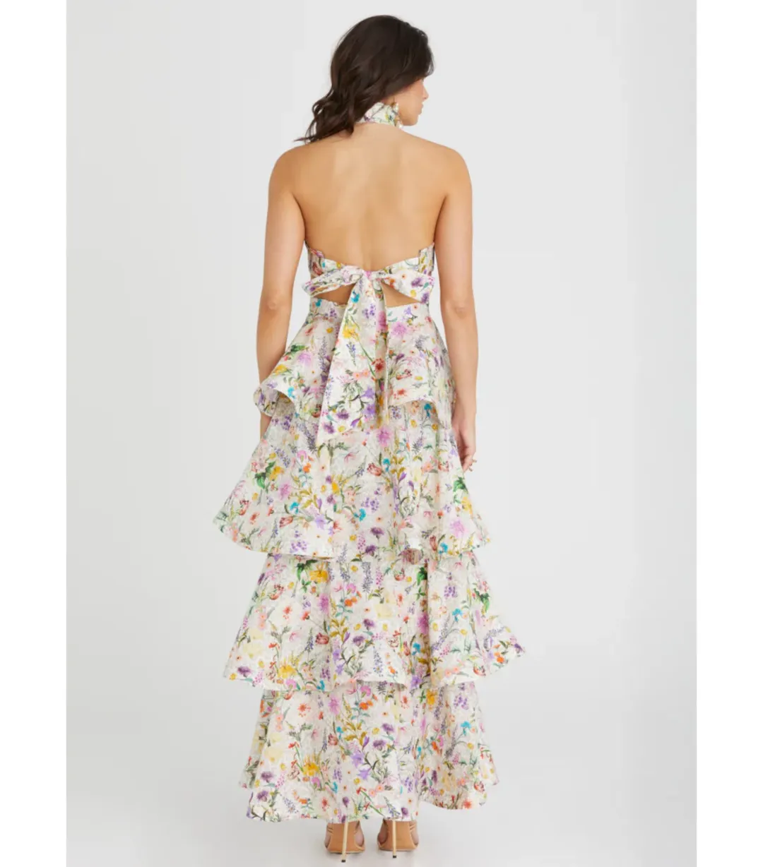 Aqua Blu Jardine Heather Dress in Jardine Print Size AU 10 for rent on The Volte - main image