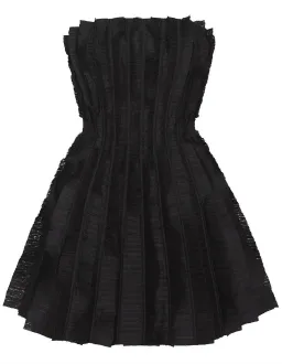 Aje Hybrid Sleeveless Mini Dress Black Size 4 for rent on The Volte - image 5