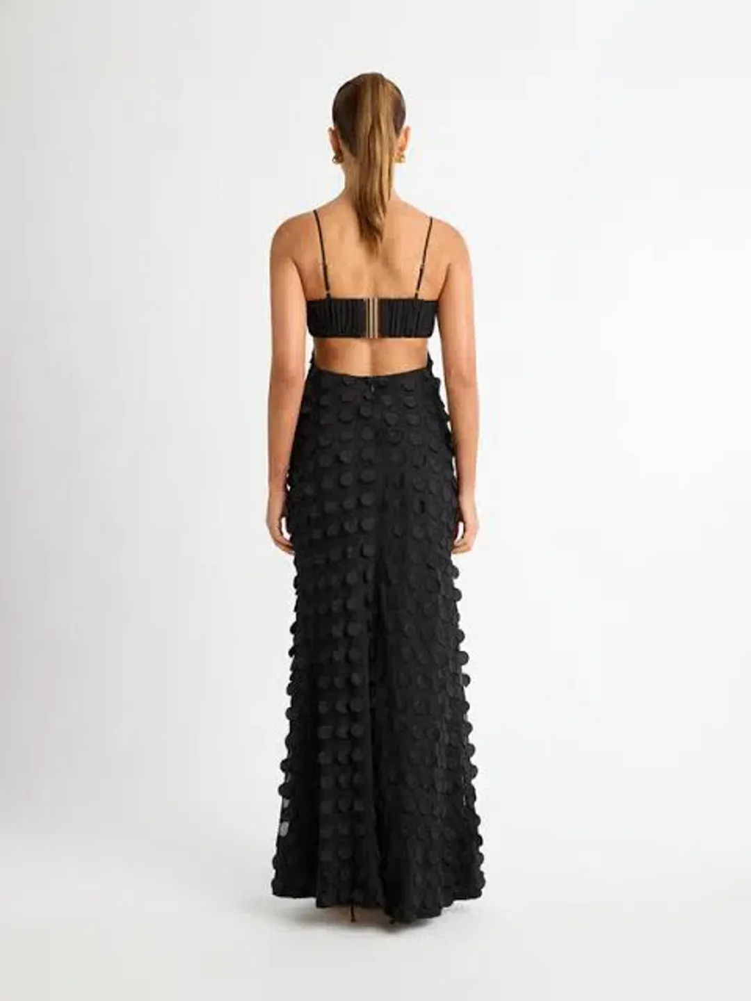 Sheike Escape Maxi Dress Black Size 6 for rent on The Volte - main image