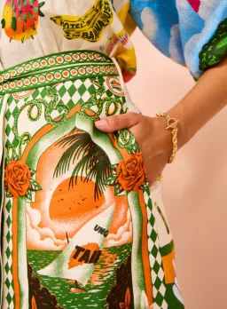 Alemias Paradiso Mini Dress in Multi Size AU 12  for rent on The Volte - image 3