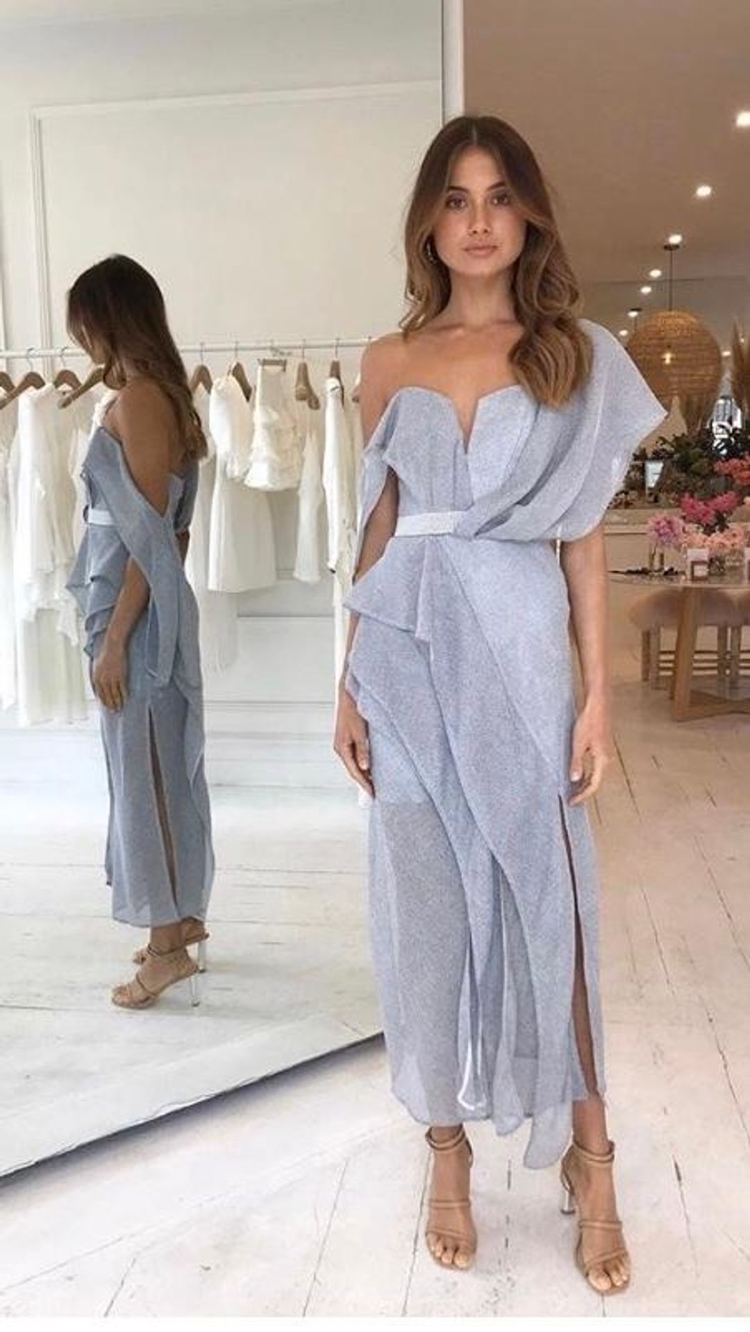 Acler Leonie Dress Glacier for rent on The Volte - main image