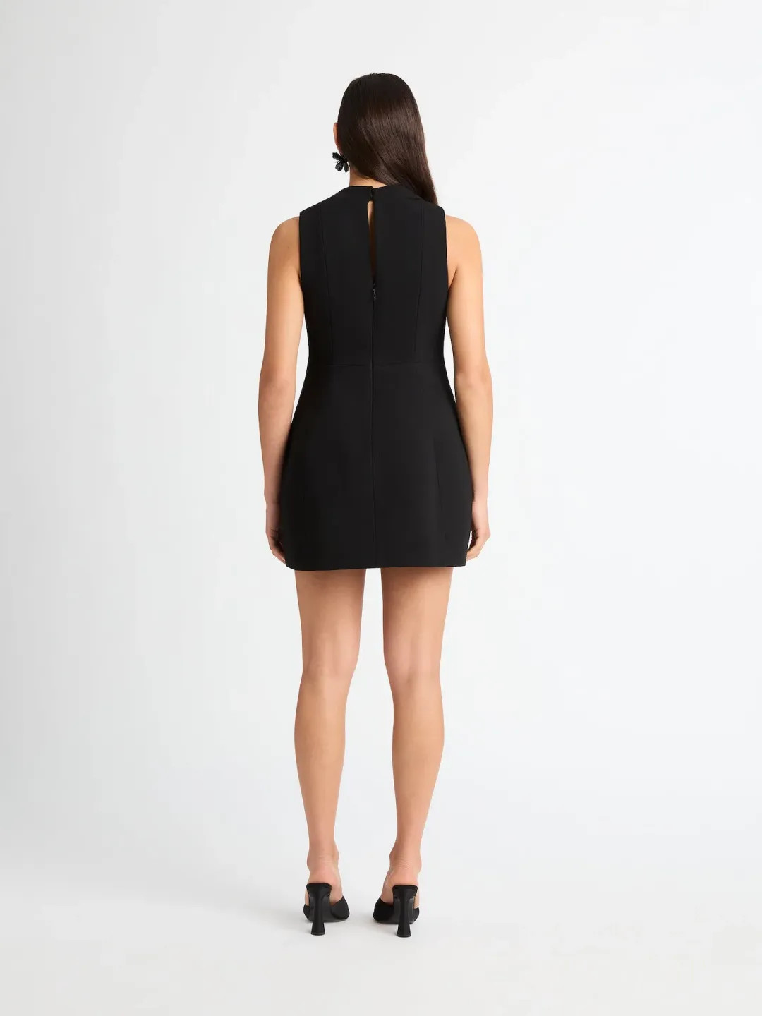Sheike Darla Mini Dress in Black Size 8 for rent on The Volte - main image