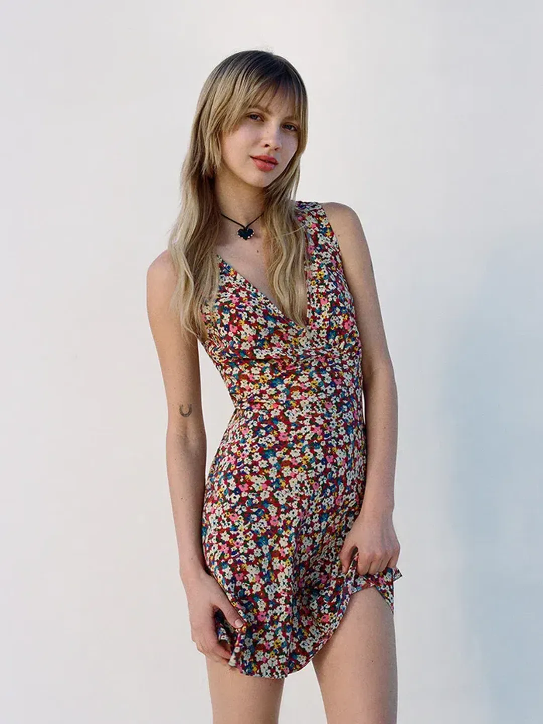 Realisation Par The Isabelli Mini Dress in Heaven Floral Size S / AU 8 for rent on The Volte - main image
