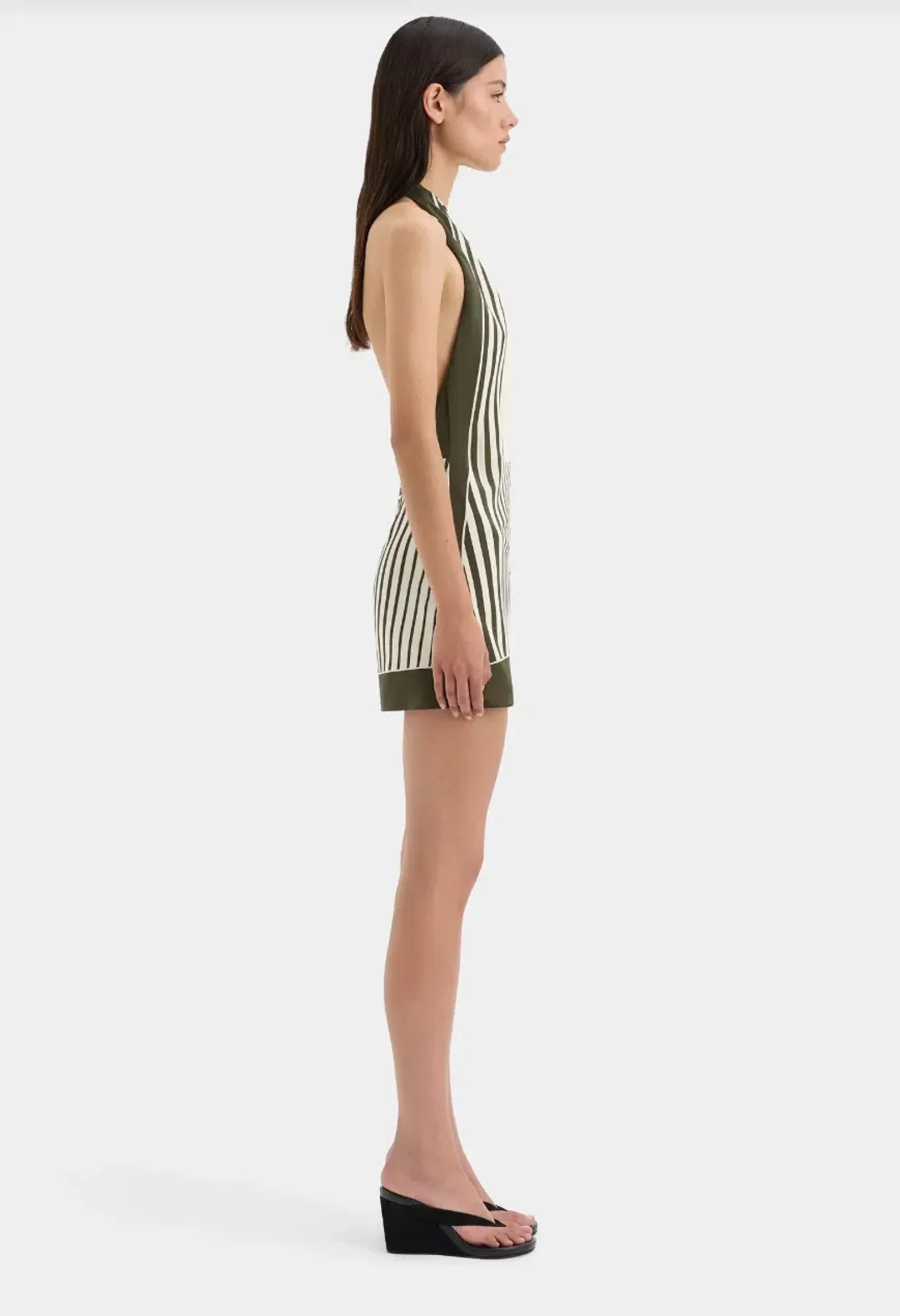 Sir the label Leilana Mini Dress in Garden Stripe Size 8  for rent on The Volte - main image