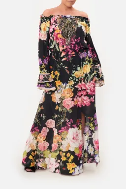 Camilla Drop Shoulder Split Maxi Dress Libertine Lady Size 16 for rent on The Volte - image 1