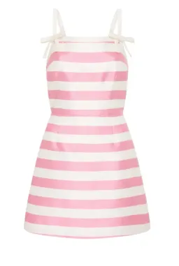 Rebecca Vallance Jocelyn Mini Dress Pink/White Size 10 for rent on The Volte - image 3