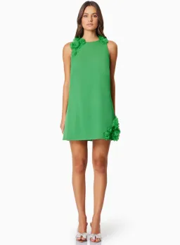 Elliatt Valeria Day Mini Dress In Green Size S / AU 8 for rent on The Volte - image 1