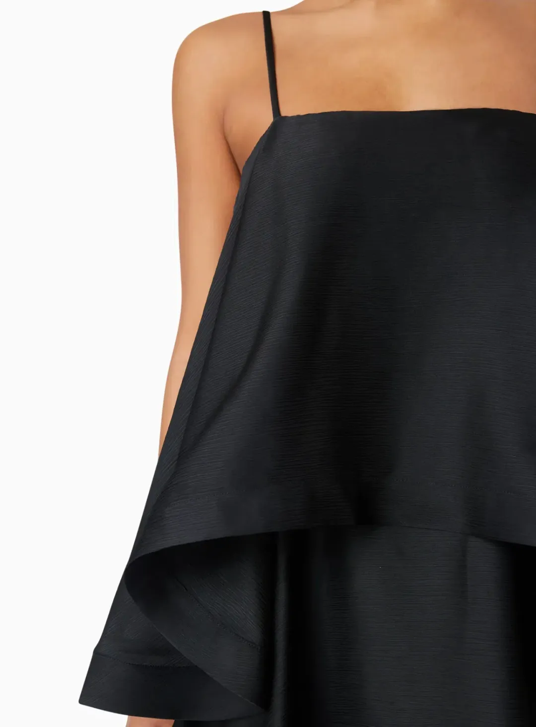 Elliatt Tilly Tiered Maxi Dress in Black Size S / AU 8 for rent on The Volte - main image