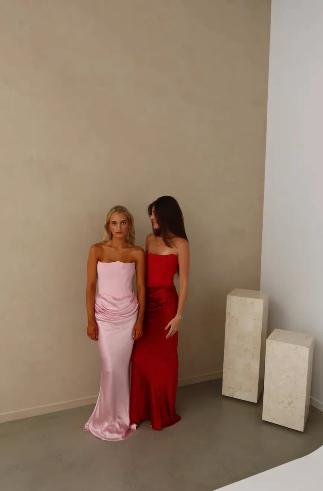 House of CB Persephone Strapless Corset Dress Red Size XS/AU 6  for rent on The Volte - main image