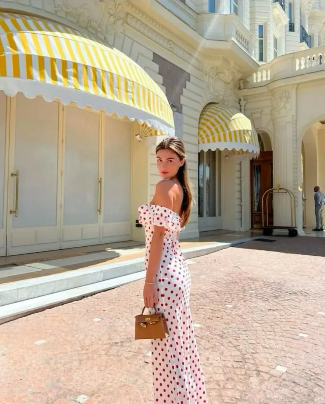 Realisation Par Claudia Dress in Super Dot White Red Size M (AU 10-12) for rent on The Volte - main image