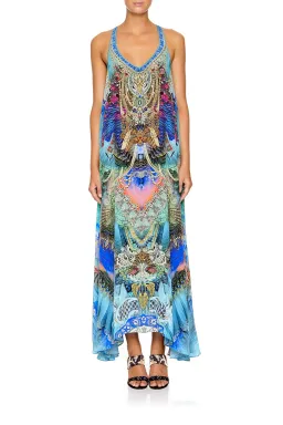 Camilla V Neck Racer Back Maxi Dress Freedom Flight Size S / AU 10 for rent on The Volte - image 1