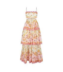 Zimmermann Laurel Frill Midi Dress Floral Size 3 / AU 10-12 for rent on The Volte - image 4