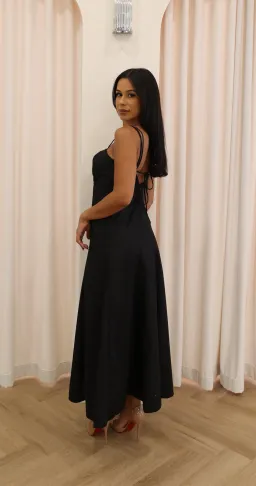 Sofia Irina Maxi Cut Out Dress Black Size S / AU 8 for rent on The Volte - image 4