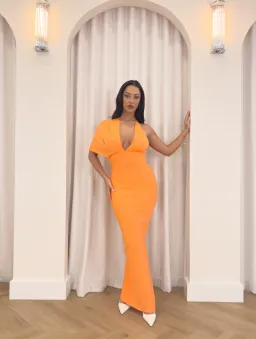 Catwalk Connection Lucia Bandage Dress Orange Size S / AU 8 for rent on The Volte - image 1