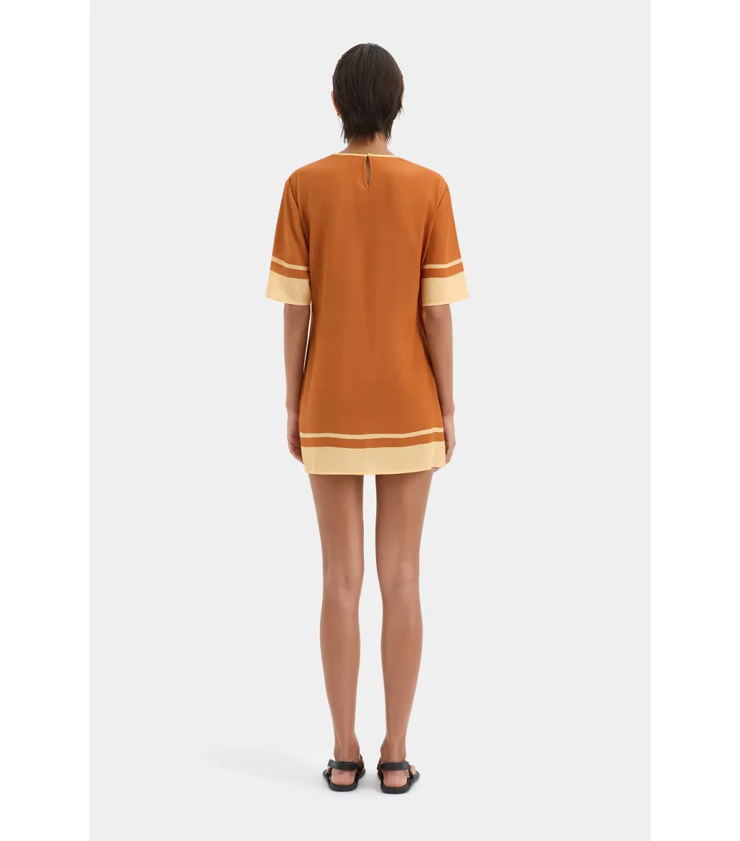 Sir the Label Soma Mini Dress Rust Size 3 / AU 12  for rent on The Volte - main image