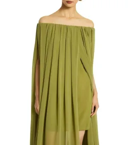 Sass & Bide Claret Maxi Dress Olive Green Size AU 6 for rent on The Volte - image 3