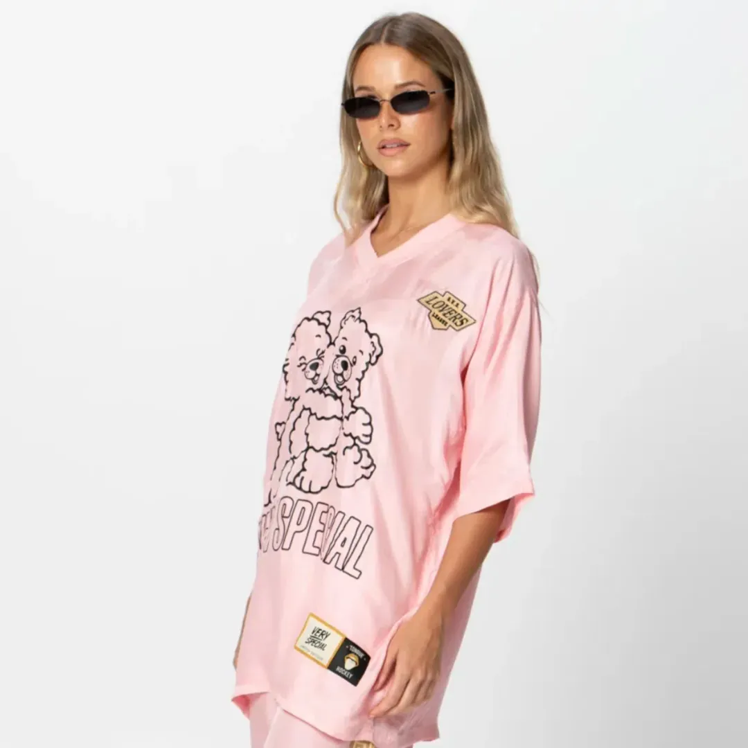 Very Special Lovers League Jersey Pink Size AU 10  for rent on The Volte - main image