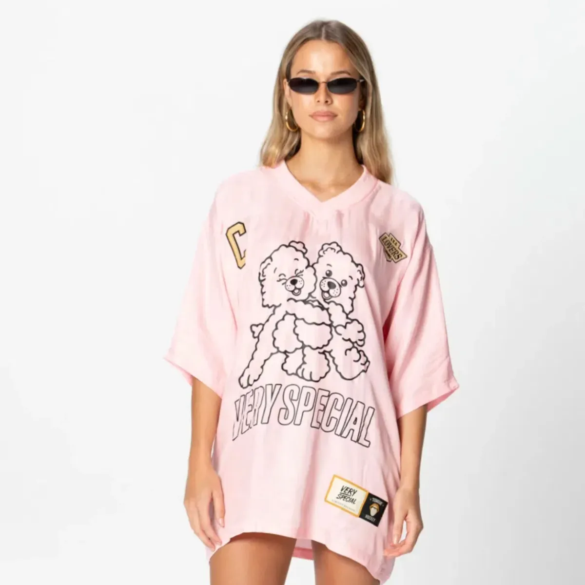 Very Special Lovers League Jersey Pink Size AU 10  for rent on The Volte - main image