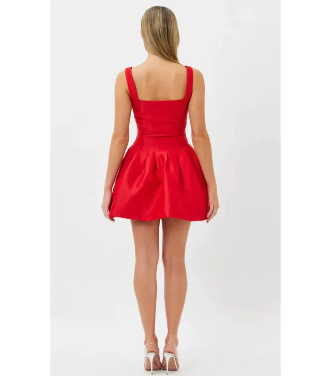 Bianca & Bridgett Alba Mini Dress Red Size AU 10 for rent on The Volte - main image