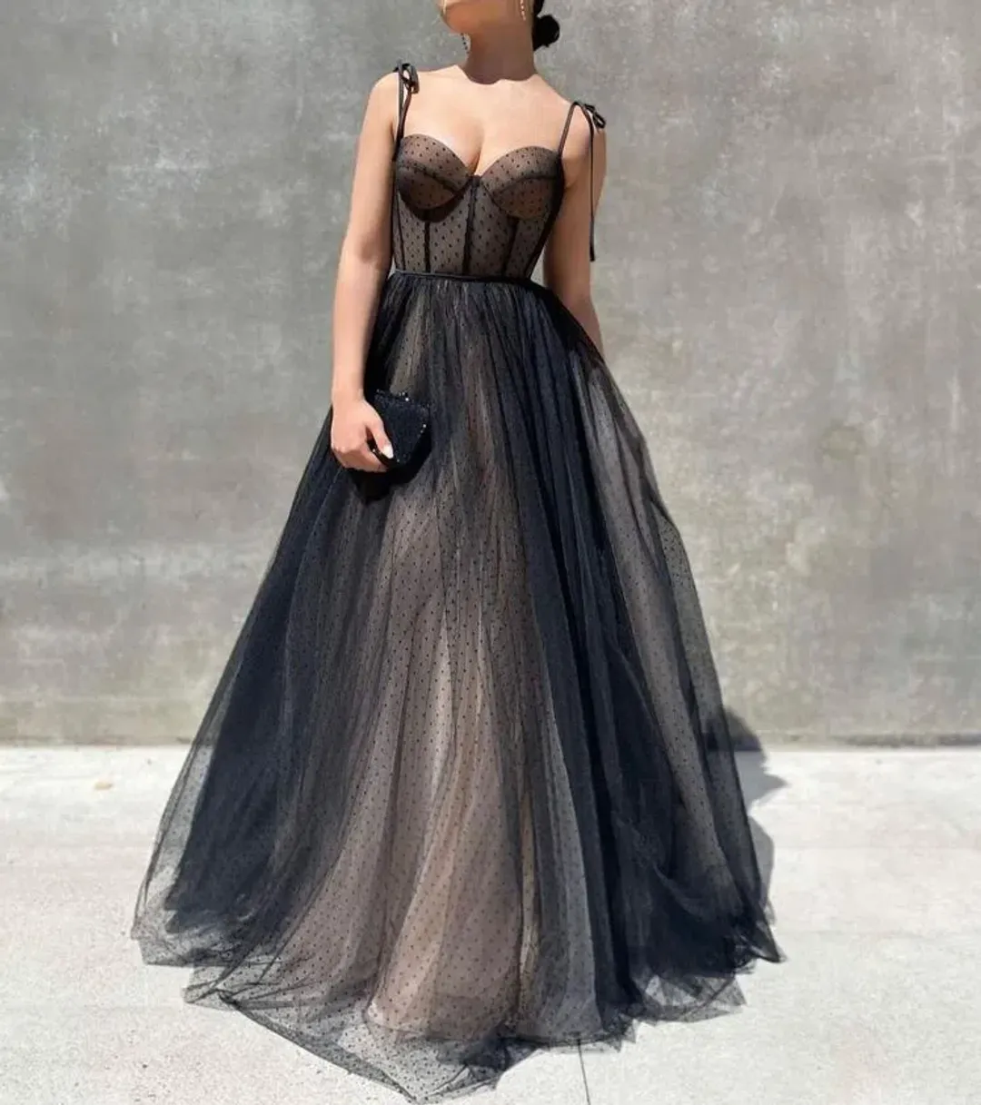 Gossip Gowns Emily Gown Black Size AU 4 for rent on The Volte - main image