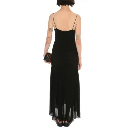 Ginger & Smart Onyx Slip Maxi Dress Onyx Black Size 14 for rent on The Volte - image 3