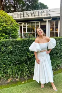 Aje Cascade White Set Size 8 for rent on The Volte - image 1