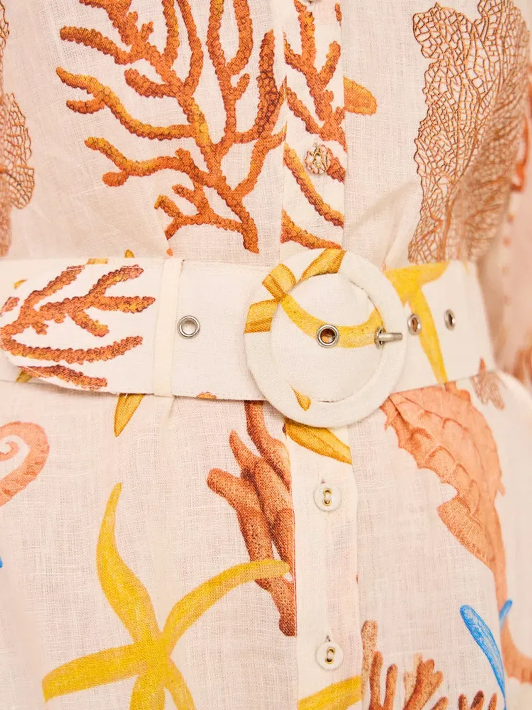 Palm Noosa Noddy Dress In Coral Size 14  for rent on The Volte - main image