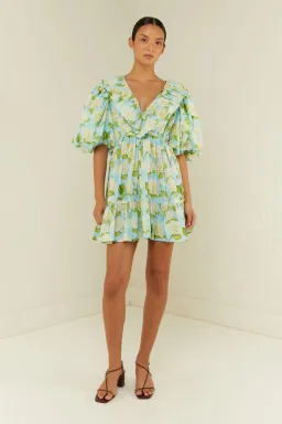 Palm Noosa Sofia Dress in Blue Hydrangea Size 8  for rent on The Volte - image 1
