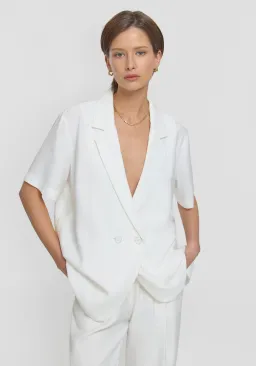 Viktoria & Woods Hepburn Shirt White Size 12 for rent on The Volte - image 2