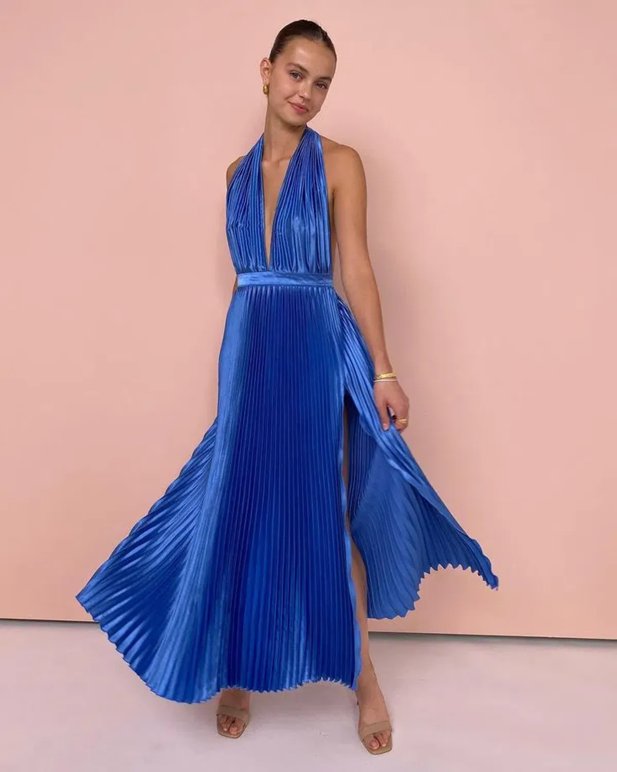 L'Idee Moderniste Gown Blue Size 10  for rent on The Volte - main image