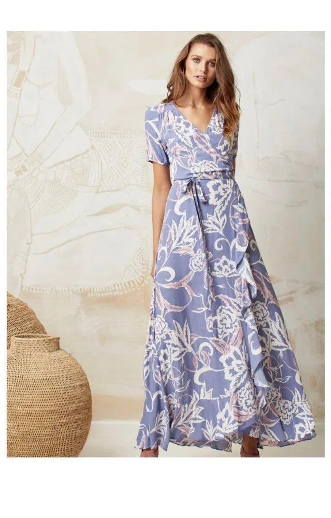 Mister Zimi Sylvie Maxi Dress Orchid Size 14 for rent on The Volte - main image