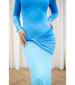 Sass & Bide Life Form Gown Blue Size  XS / AU 6 for rent on The Volte - image 2