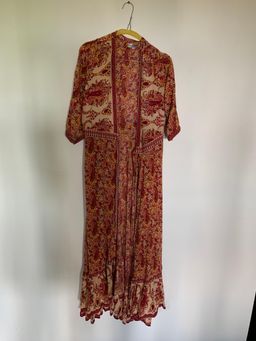 Arnhem Wild Magnolia Maxi Dress in Sunset Size 10  for rent on The Volte - image 4