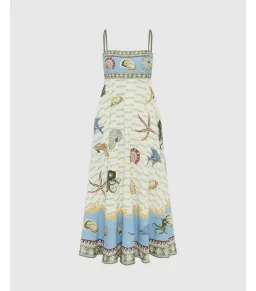 Alemais Bath House Sundress Print Size AU 12 for rent on The Volte - image 5
