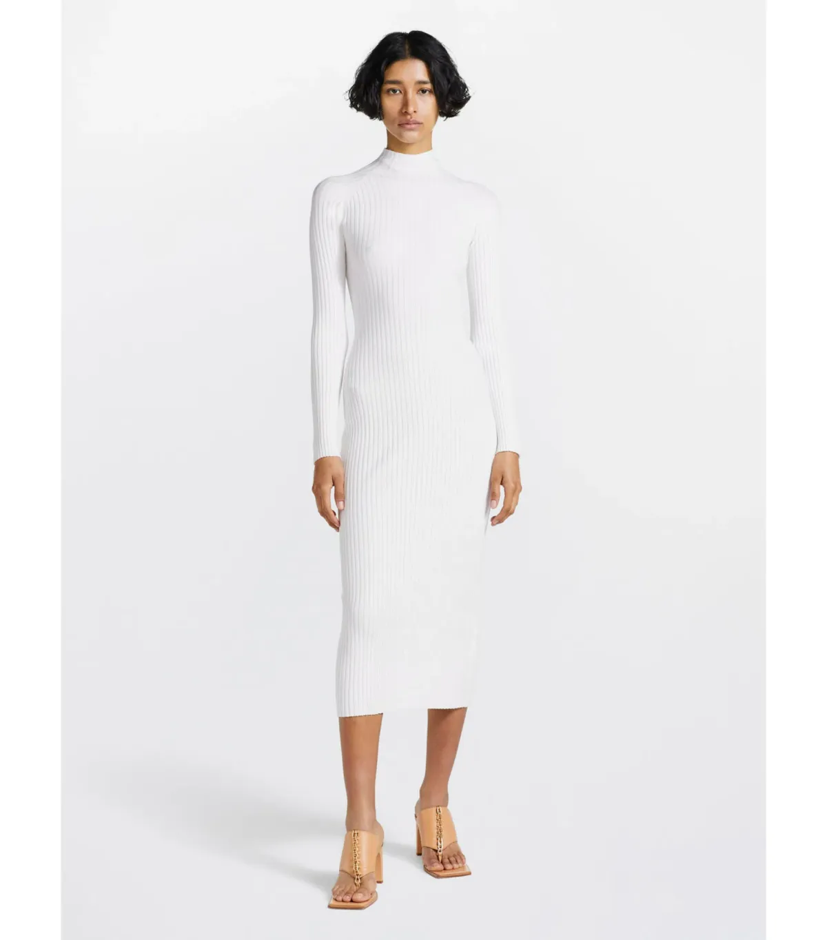 Dion Lee Figure 8 Reversible Dress in White Size S / AU 8 for rent on The Volte - main image