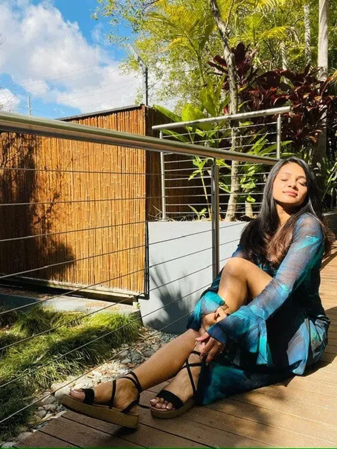 Rat & Boa Fiorella Maxi Dress Blue Size M / AU 10 for rent on The Volte - main image