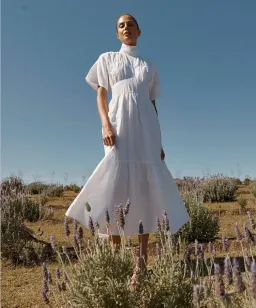 Dissh Elise Midi Dress White Size 12 for rent on The Volte - image 4