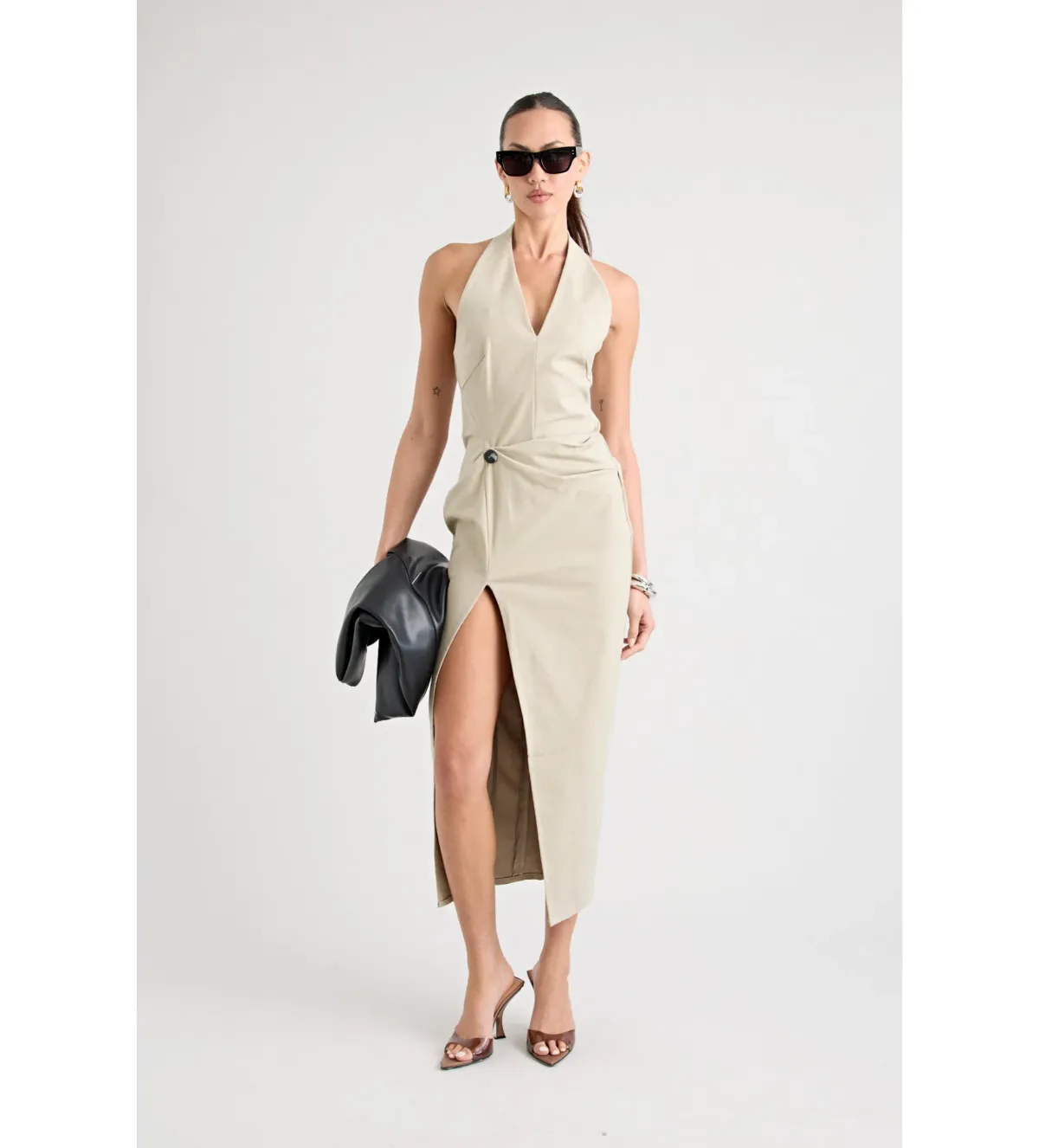 Pfeiffer The Rio Terra Midi Dress Sand Size 8 for rent on The Volte - main image