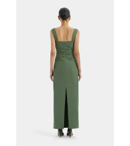 Sir The Label Florent Balconette Gown in Forest Green Size AU 12 for rent on The Volte - image 5